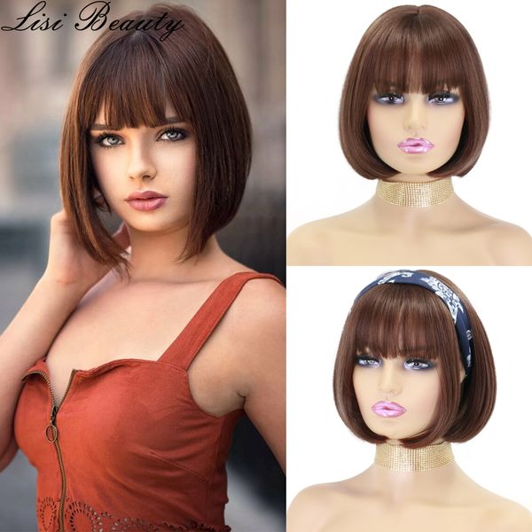 costume accessories short bob wig with bangs synthetic wigs for women ombre black red brown blonde lolita cosplay party naturalhair high tem, Silver
costume accessories short bob wig with bangs synthetic wigs for women ombre black red brown blonde lolita cosplay party naturalhair high tem, Silver