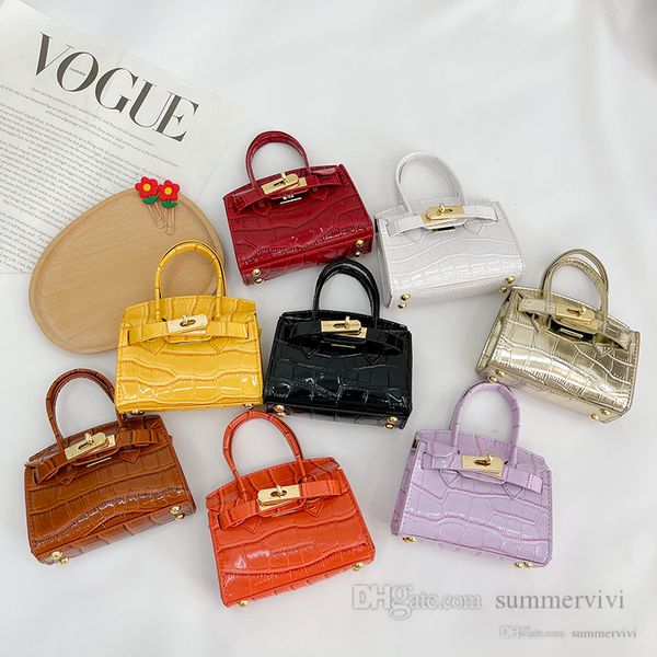 ins girls crocodile grain handbags kids metals lock buckle single shoulder bags lady style children pu leather messenger bag mini purse q524, Black
ins girls crocodile grain handbags kids metals lock buckle single shoulder bags lady style children pu leather messenger bag mini purse q524, Black