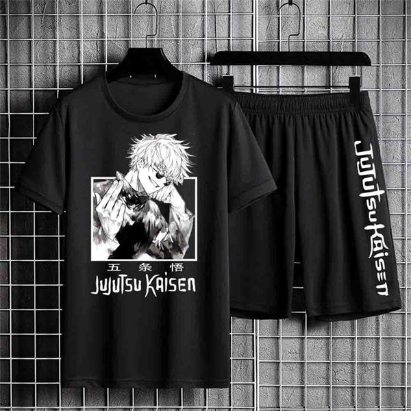 jujutsu kaisen t shirt set casual shorts anime men s sets print short sleeve t shirts tracksuit sweatpants summer clothing 220718, Gray
jujutsu kaisen t shirt set casual shorts anime men s sets print short sleeve t shirts tracksuit sweatpants summer clothing 220718, Gray