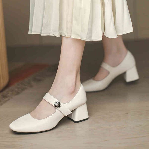 sandals leather mary jane medium thick heels women's shoes work single uniform french high shallow mouth ju3u, Black
sandals leather mary jane medium thick heels women's shoes work single uniform french high shallow mouth ju3u, Black