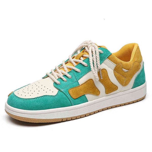 2022 spring and summer men's leather bone shoes low leisure sports board breathable student fashion, Black
2022 spring and summer men's leather bone shoes low leisure sports board breathable student fashion, Black