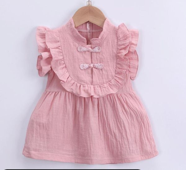 baby girls dress kids sleeveless dresses summer cotton linen girl shirt for kid casual clothes 1-3 years chinese style birthday gift, Red;yellow
baby girls dress kids sleeveless dresses summer cotton linen girl shirt for kid casual clothes 1-3 years chinese style birthday gift, Red;yellow