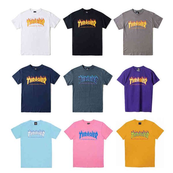 designer fashion brand mens and womens t shirt short sleeves flame letter print loose summer high street ins oversize round collar tees, White;black
designer fashion brand mens and womens t shirt short sleeves flame letter print loose summer high street ins oversize round collar tees, White;black