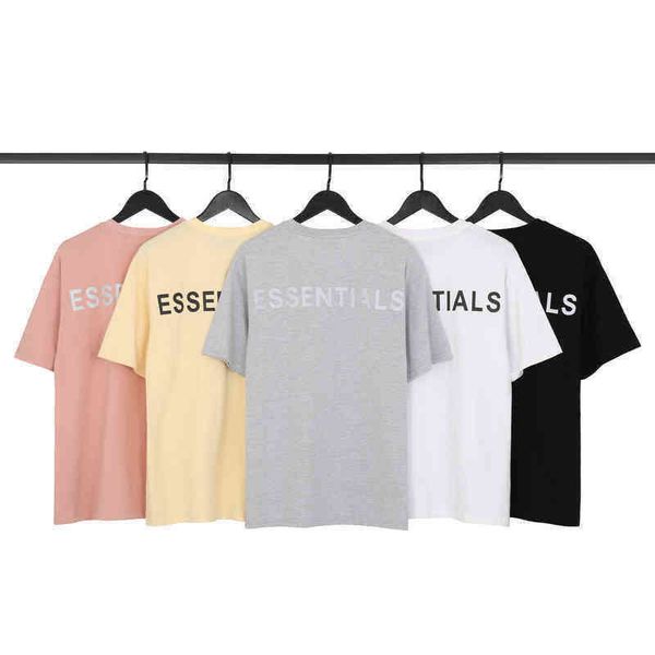 3m reflective letter essential short sleeve fog couple loose round neck t shirts classic five-color shiny hip-hop trendy streetwear couples, White;black
3m reflective letter essential short sleeve fog couple loose round neck t shirts classic five-color shiny hip-hop trendy streetwear couples, White;black