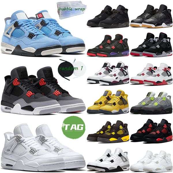 4s basketball shoes men women black cat 4 infrared lightning pure money red thunder black purple white oreo outdoor sports trainer sneaker
4s basketball shoes men women black cat 4 infrared lightning pure money red thunder black purple white oreo outdoor sports trainer sneaker