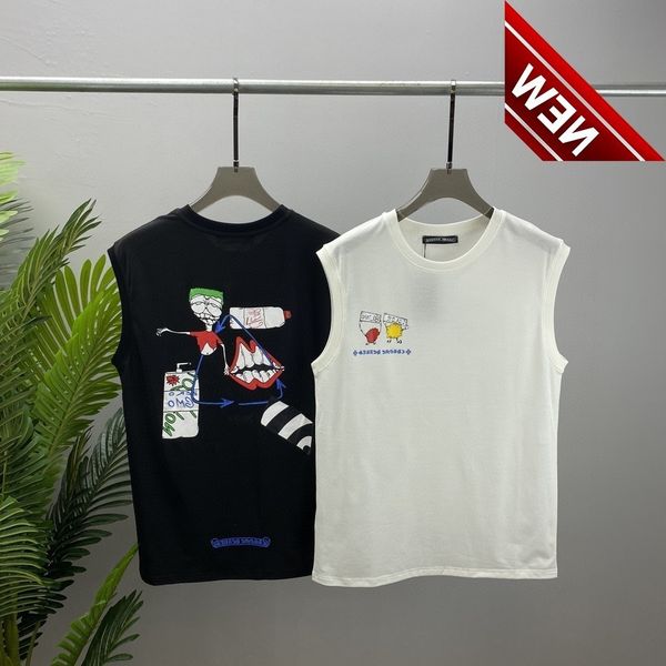 ch 22 summer new cro cartoon little monster printed vest loose sleeveless t-shirt fashion brand women, White;black
ch 22 summer new cro cartoon little monster printed vest loose sleeveless t-shirt fashion brand women, White;black