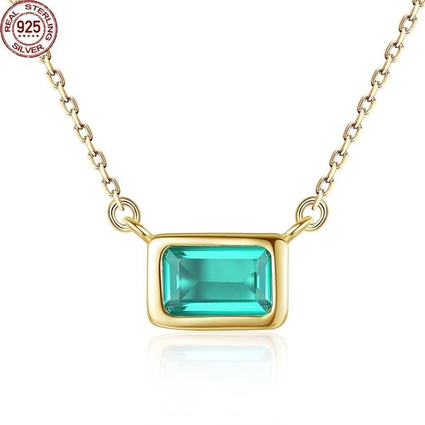 square z gemstone pendant necklaces for women fine jewelry 925 sterling silver link chain golden kolye christmas gift
square z gemstone pendant necklaces for women fine jewelry 925 sterling silver link chain golden kolye christmas gift