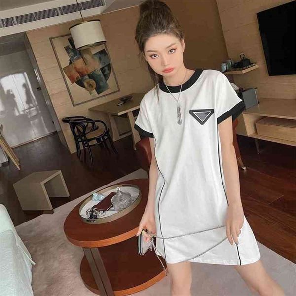 2022 new special offer p family summer inverted triangle black and white contrast line skirt dress casual loose cover meat tide, Black;gray
2022 new special offer p family summer inverted triangle black and white contrast line skirt dress casual loose cover meat tide, Black;gray