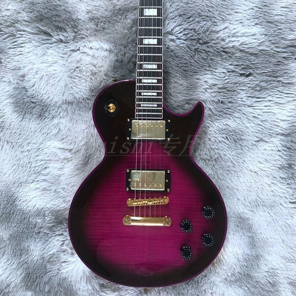 purple electric guitar rose wood fingerboard mahogany wood body delieved maple flame top
purple electric guitar rose wood fingerboard mahogany wood body delieved maple flame top