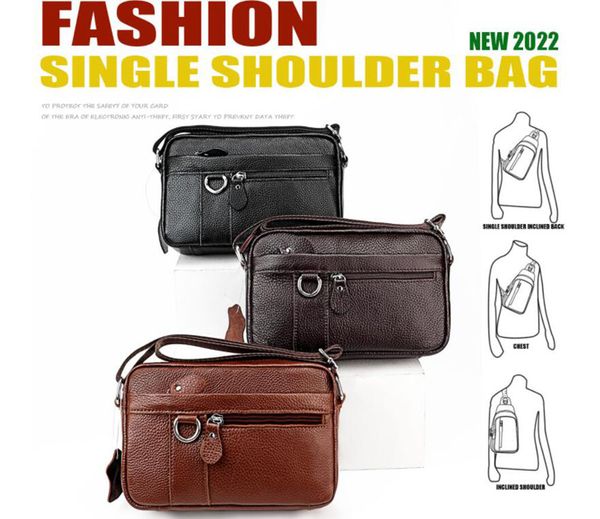 6078 portable men's money clips multifunctional one-shoulder messenger bags first layer leather women's leather casual trendy smal, Black
6078 portable men's money clips multifunctional one-shoulder messenger bags first layer leather women's leather casual trendy smal, Black