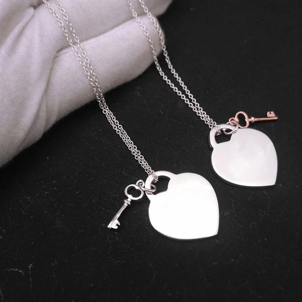 925 silver pendant necklace luxury designers necklace gift classic heart womens mens fashion gold brand designer logo key charms r3261
925 silver pendant necklace luxury designers necklace gift classic heart womens mens fashion gold brand designer logo key charms r3261