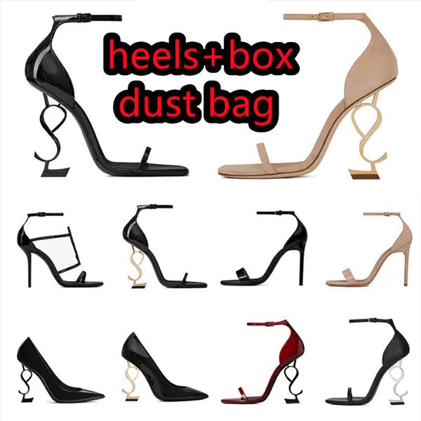 women high heels dress shoes luxury designer patent leather gold tone triple black nuede red womens lady fashion sandals party wedding offic 
women high heels dress shoes luxury designer patent leather gold tone triple black nuede red womens lady fashion sandals party wedding offic