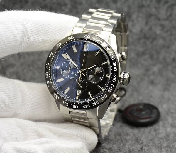 wholesale high grade watch 44mm quartz vk chronograph battery power mens watches stainless steel bracelet 5n 80hours blue dial strap floding, Slivery;brown
wholesale high grade watch 44mm quartz vk chronograph battery power mens watches stainless steel bracelet 5n 80hours blue dial strap floding, Slivery;brown