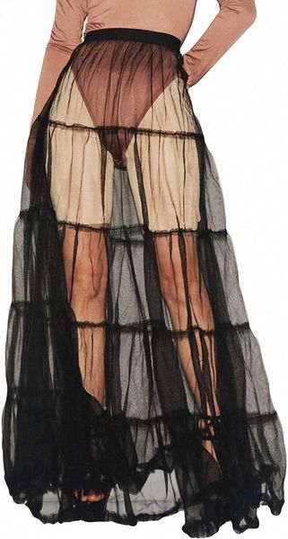 women's pleated mesh layered a-line long skirt bridal wedding party swing skirts k8on#, Black;gray
women's pleated mesh layered a-line long skirt bridal wedding party swing skirts k8on#, Black;gray