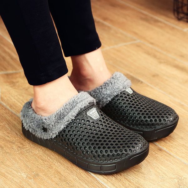 2022 winter warm slippers women&men shoes indoor cotton pantoffels casual clogs with fur easy on/off house floor slippers, Black
2022 winter warm slippers women&men shoes indoor cotton pantoffels casual clogs with fur easy on/off house floor slippers, Black