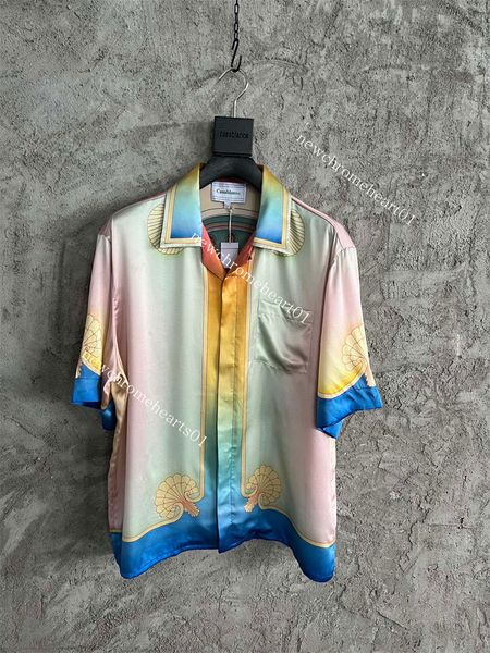 casablanca silk holiday short sleeve shirt 22ss casa fashion gradient dreamy seaside sunrise print button up shirts, White;black
casablanca silk holiday short sleeve shirt 22ss casa fashion gradient dreamy seaside sunrise print button up shirts, White;black