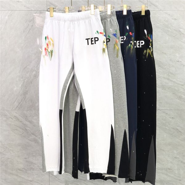 22ss autumn winter europe usa hand splash ink slim patchwork pants trousers bell bottoms casual drawstring sweatpants men women jogger, Black;brown
22ss autumn winter europe usa hand splash ink slim patchwork pants trousers bell bottoms casual drawstring sweatpants men women jogger, Black;brown
