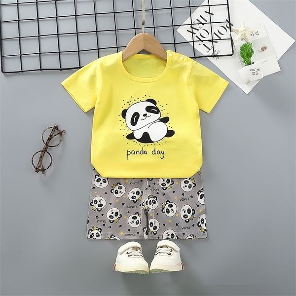 2pcs baby boys girls set summer clothing infant cartoon childrens short sleeve shorts toddler homewear suit kids outfits 220616, White
2pcs baby boys girls set summer clothing infant cartoon childrens short sleeve shorts toddler homewear suit kids outfits 220616, White