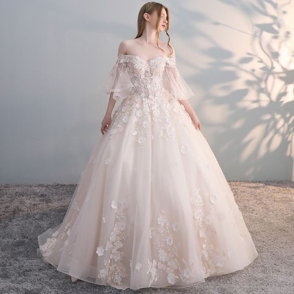 princess boho florals wedding dress 2022 puff sleeves beaded flower bohemian lace wedding gowns a line korean bride bengalas country vestido, White
princess boho florals wedding dress 2022 puff sleeves beaded flower bohemian lace wedding gowns a line korean bride bengalas country vestido, White