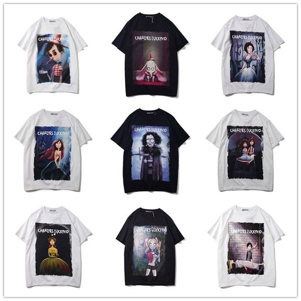men's t-shirts direct spray printing mermaid princess scarecrow puppet short sleeve t women's men's couple shirt hip hop bran, White;black
men's t-shirts direct spray printing mermaid princess scarecrow puppet short sleeve t women's men's couple shirt hip hop bran, White;black