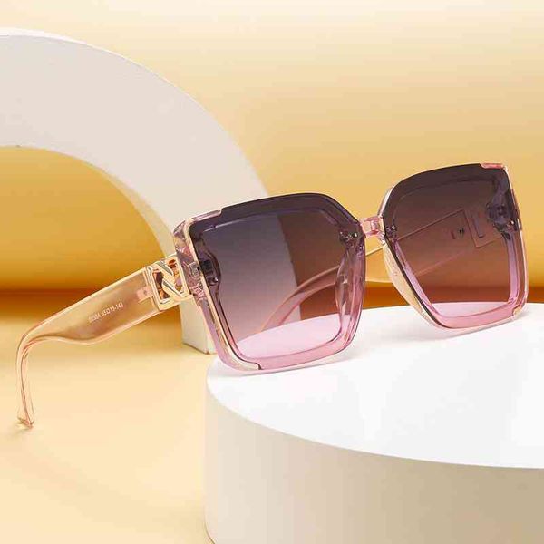kajila2022 large frame sunscreen women's fashion advanced korean cut ee sunglass, White;black
kajila2022 large frame sunscreen women's fashion advanced korean cut ee sunglass, White;black