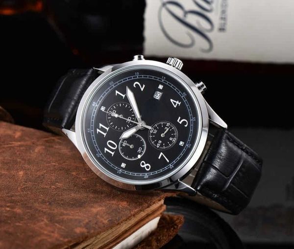 fashion brand watch mens women leather men three lap six hand quartz watches casual cool, Slivery;brown
fashion brand watch mens women leather men three lap six hand quartz watches casual cool, Slivery;brown