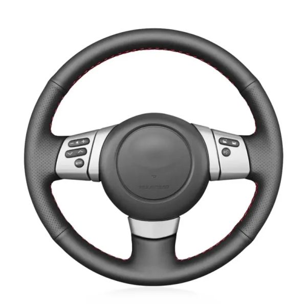 hand-stitched black leather car steering wheel cover for toyota fj cruiser 2006-2013 automotive interior
hand-stitched black leather car steering wheel cover for toyota fj cruiser 2006-2013 automotive interior