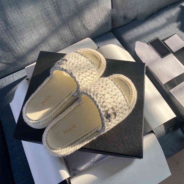 slippers xiaoxiangfeng knitted wool woven women's slippers one word home anti-skid cool , friend's mother's cyfd, Black
slippers xiaoxiangfeng knitted wool woven women's slippers one word home anti-skid cool , friend's mother's cyfd, Black