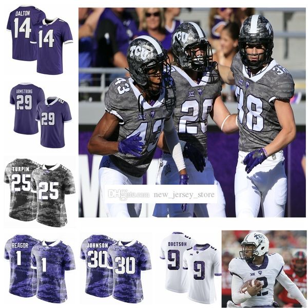 ncaa custom tcu horned college frogs football jerseys stitched 2 trevone boykin 2 jason verrett 5 ladainian tomlinson 9 josh doctson jersey, Black
ncaa custom tcu horned college frogs football jerseys stitched 2 trevone boykin 2 jason verrett 5 ladainian tomlinson 9 josh doctson jersey, Black