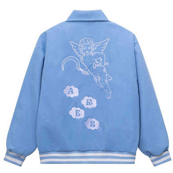 hip hop 2021 angel letter embroidery jackets mens harajuku streetwear bomber jacket autumn couple baseball coats t220728, Black;brown
hip hop 2021 angel letter embroidery jackets mens harajuku streetwear bomber jacket autumn couple baseball coats t220728, Black;brown