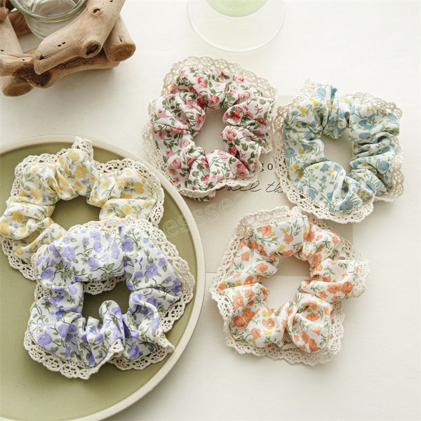 lace patchwork floral hair scrunchies large intestine hairnands women korean elastic hair bands ponytail holder hair accessories headwear, Pink
lace patchwork floral hair scrunchies large intestine hairnands women korean elastic hair bands ponytail holder hair accessories headwear, Pink