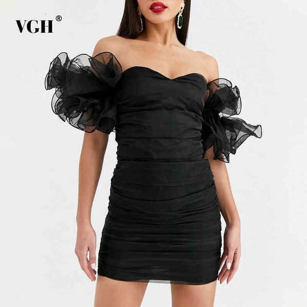 patchwork ruffle mesh dress for women strapless short sleeve high waist slim bodycon dresses female fashion clothing 210507, Black;gray
patchwork ruffle mesh dress for women strapless short sleeve high waist slim bodycon dresses female fashion clothing 210507, Black;gray