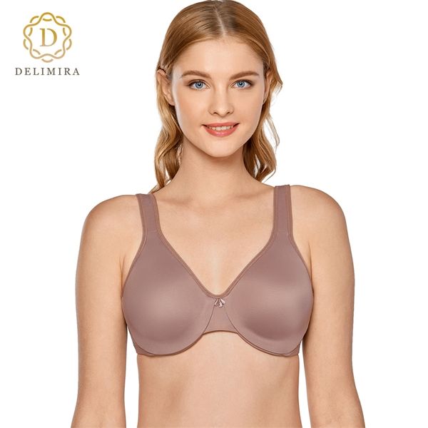 delimira women's seamless full figure underwire smooth minimizer bra plus size 220427, Red;black
delimira women's seamless full figure underwire smooth minimizer bra plus size 220427, Red;black