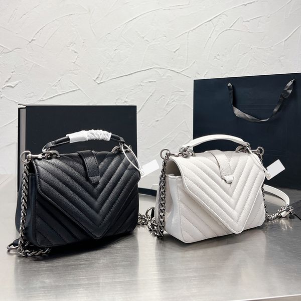 19c classic mini calfskin chevron line messenger bag handle totes silver chain handbags
19c classic mini calfskin chevron line messenger bag handle totes silver chain handbags