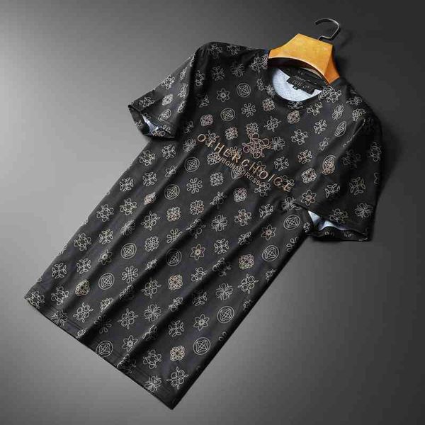 spring summer 2022 men's mercerized cotton short sleeve fashion brand printed letter t-shirt, White;black
spring summer 2022 men's mercerized cotton short sleeve fashion brand printed letter t-shirt, White;black