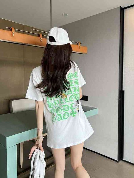 factory online export designer brand short sleeves ch22 spring and summer new fashion cool foam letters loose thin sleeve t-shirt with hat, White
factory online export designer brand short sleeves ch22 spring and summer new fashion cool foam letters loose thin sleeve t-shirt with hat, White