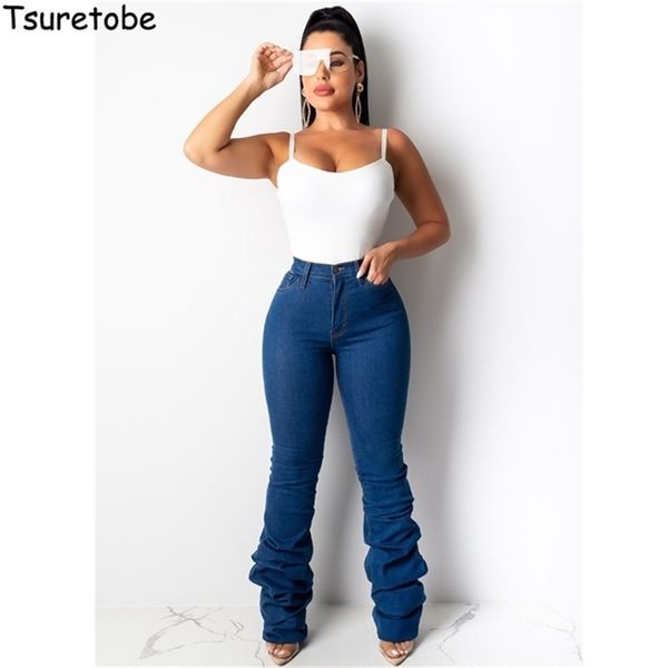 tsuretobe stacked jeans women high waist bell bottom jeans streetwear flare jeans black denim pants vintage trousers female 201109, Blue
tsuretobe stacked jeans women high waist bell bottom jeans streetwear flare jeans black denim pants vintage trousers female 201109, Blue