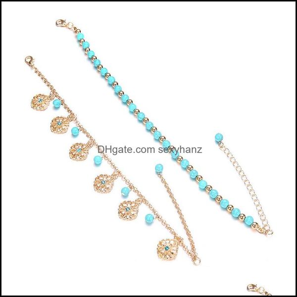 anklets jewelry set bohemian designer simple metal turquoise beaded blue diamond flower disk and tassel combination handmade chain alloy rhi, Red;blue
anklets jewelry set bohemian designer simple metal turquoise beaded blue diamond flower disk and tassel combination handmade chain alloy rhi, Red;blue