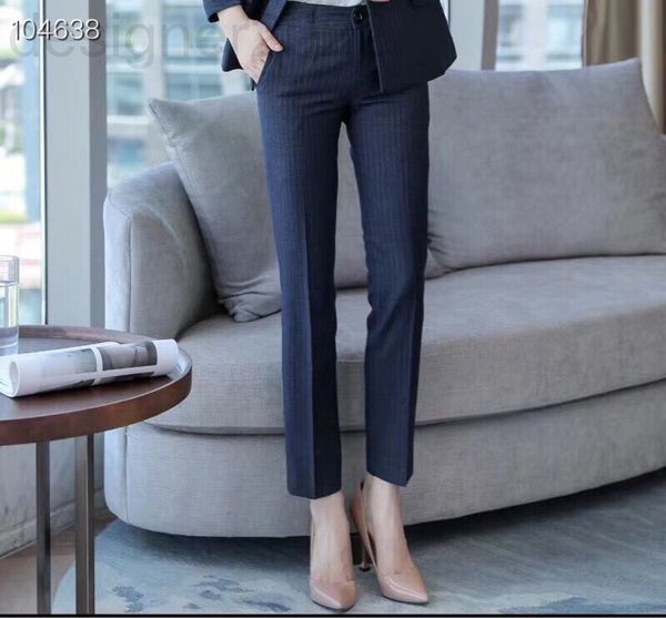 women's pants & capris designer early autumn striped trousers women's small foot nine point professional formal dress work cigaret, Black;white
women's pants & capris designer early autumn striped trousers women's small foot nine point professional formal dress work cigaret, Black;white