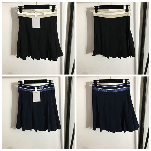 letter stripe pleated skirt womens high waist a line short skirts waistline side zipper mini dress, Black
letter stripe pleated skirt womens high waist a line short skirts waistline side zipper mini dress, Black