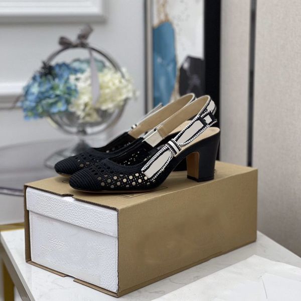 fashion dress shoes women designer sandales slingback bowties embroidery letter chunky heel square toe cutout sandals, Black
fashion dress shoes women designer sandales slingback bowties embroidery letter chunky heel square toe cutout sandals, Black
