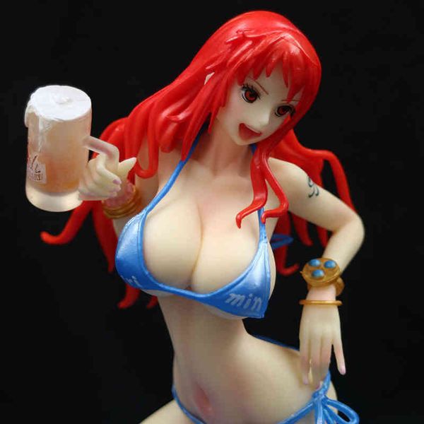 nami swimsuit beer girl one piece action figures toy figure toys collection model christmas gifts for children