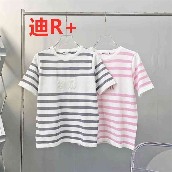 66% off new di r + summer color contrast stripe letter embroidery cool lady style round neck short sleeve t-shirt girl, White
66% off new di r + summer color contrast stripe letter embroidery cool lady style round neck short sleeve t-shirt girl, White