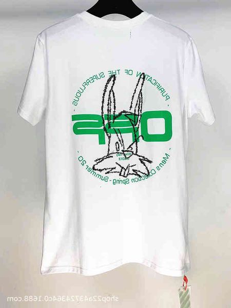 off fashion t-shirts 2021 spring and summer new rabbit embroidery elements short sleeves, White;black
off fashion t-shirts 2021 spring and summer new rabbit embroidery elements short sleeves, White;black