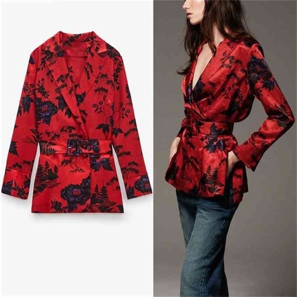 vintage floral print belt blouse women long sleeve wrap elegant office shirt female fashion front button flower 210524, White
vintage floral print belt blouse women long sleeve wrap elegant office shirt female fashion front button flower 210524, White