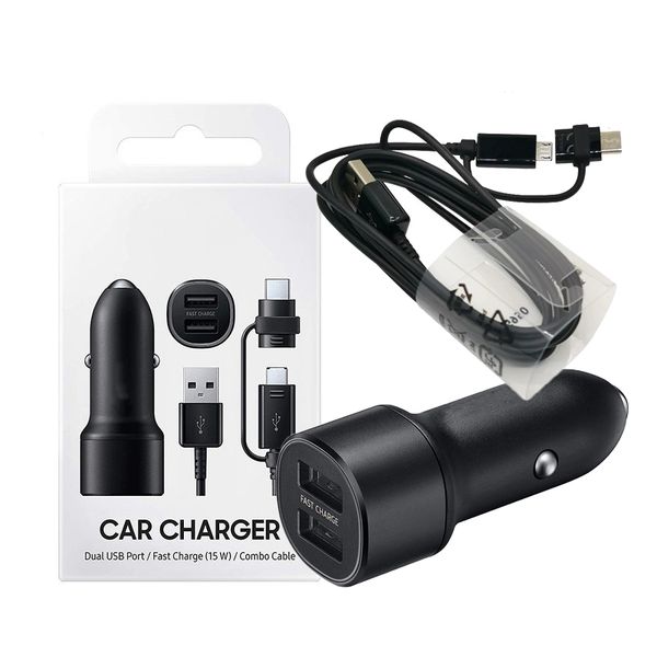 dual usb port micro+type c combo cable 2 port usb car charger 15w fast charging dual usb car charger for samsung s8 s10 s9
dual usb port micro+type c combo cable 2 port usb car charger 15w fast charging dual usb car charger for samsung s8 s10 s9