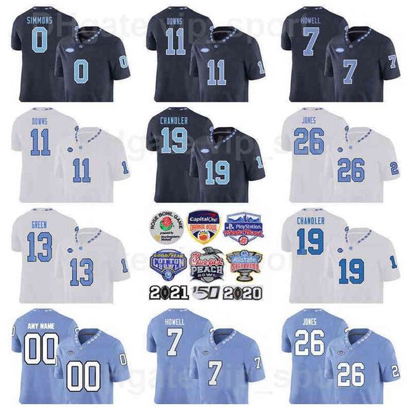 ncaa college football north carolina tar heels jersey 7 sam howell 19 ty chandler 26 dj jones 11 josh downs 3 antoine green 0 emery simmons, Black
ncaa college football north carolina tar heels jersey 7 sam howell 19 ty chandler 26 dj jones 11 josh downs 3 antoine green 0 emery simmons, Black