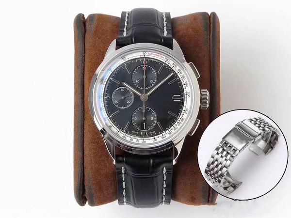 bls factory asia-7750 movement cowhine watchband sapphire glass mirror 42mm 316l fine steel pin buckle, Slivery;brown
bls factory asia-7750 movement cowhine watchband sapphire glass mirror 42mm 316l fine steel pin buckle, Slivery;brown
