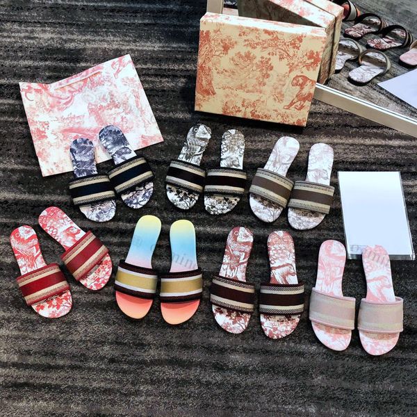 2022 dway womens paris sandals slippers embroidered floral brocade girls beach flip flops flat summer luxury loafers striped oblique designe, Black
2022 dway womens paris sandals slippers embroidered floral brocade girls beach flip flops flat summer luxury loafers striped oblique designe, Black