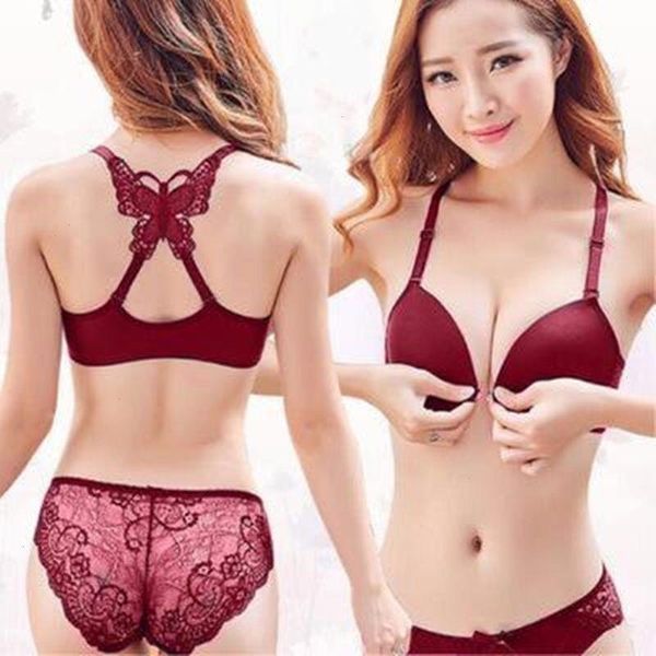 fan sweet front deduction set butterfly beauty back bra women underwear push up brassiere lace cozy seamless girls bralette, Red;black
fan sweet front deduction set butterfly beauty back bra women underwear push up brassiere lace cozy seamless girls bralette, Red;black